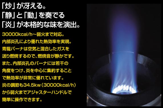 「炒」が冴える。「静」と「動」を奏でる「炎」が本格的な味を演出。